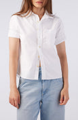 AMO Denim | Shirley Short Sleeve in White