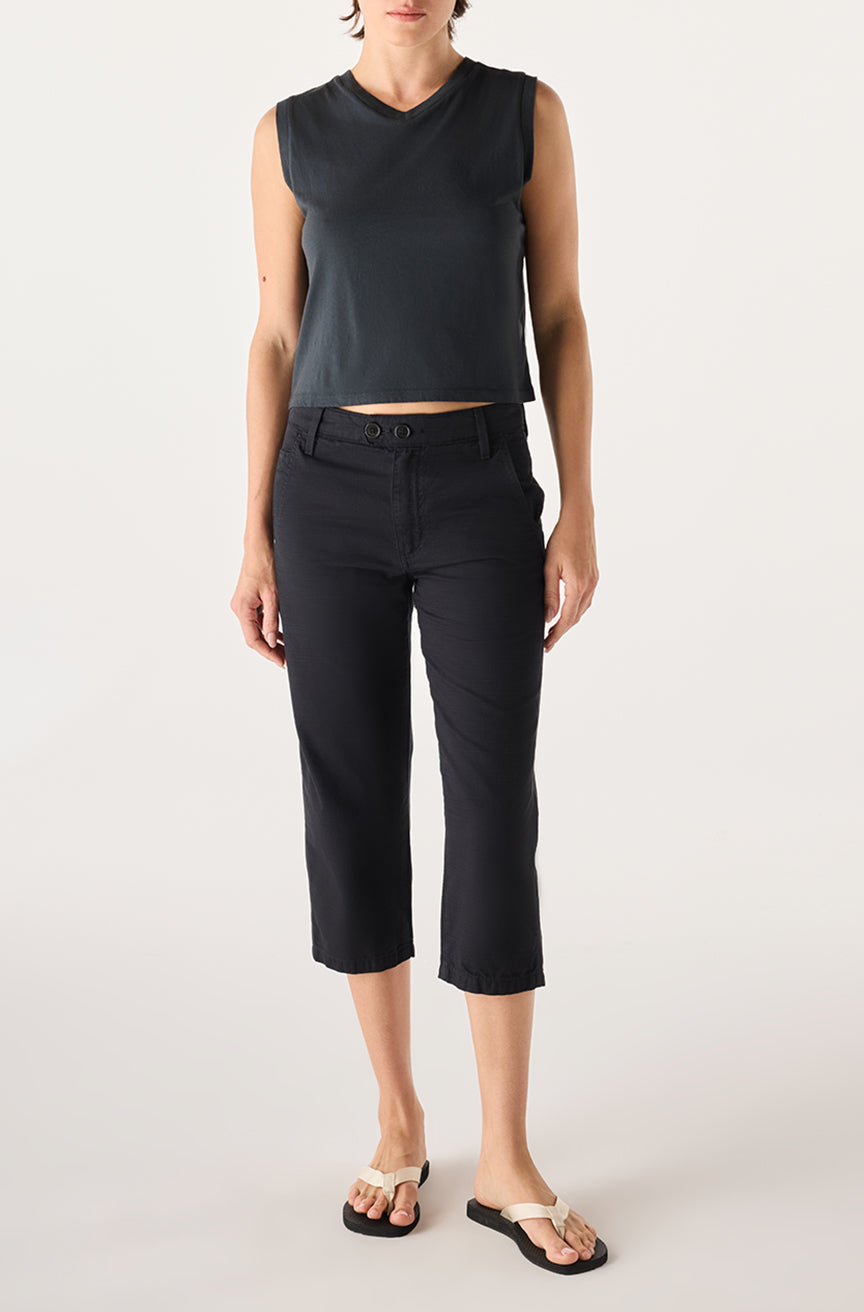 AMO Denim | Tessa Top in Vintage Black – A M O