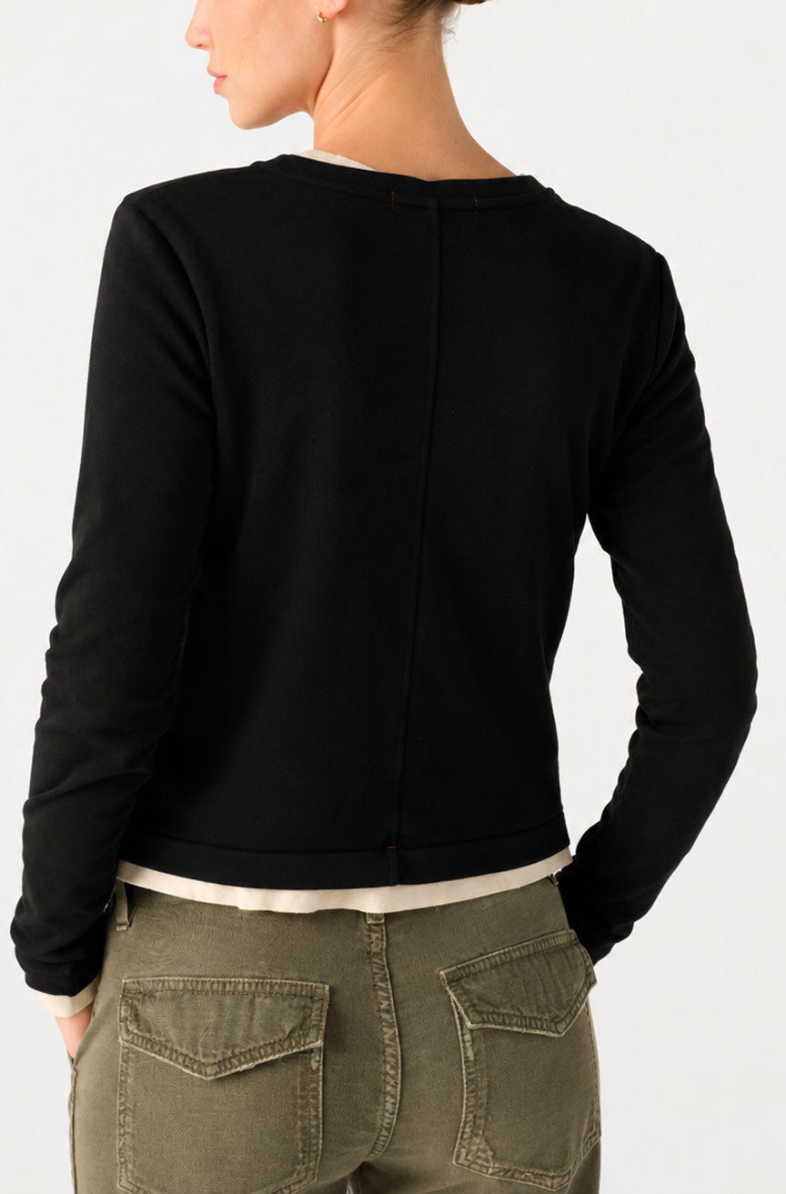 AMO Denim | Jade Long Sleeve in Black