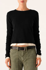 AMO Denim | Jade Long Sleeve in Black