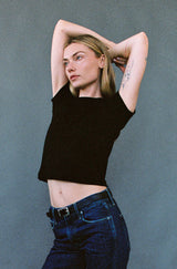 AMO Denim | Jade Tee in Black