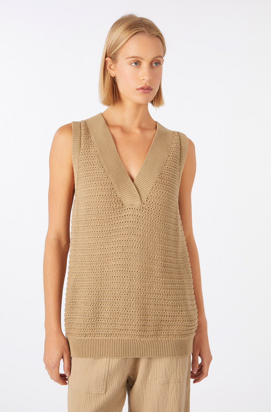 AMO Denim | Jerrie Sweater in Khaki