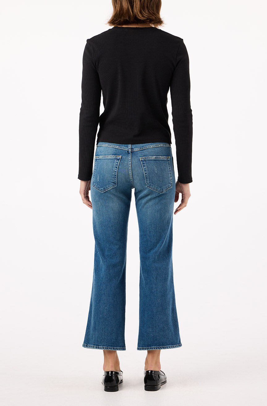 AMO Denim | Karla Crop Boot in Dearest