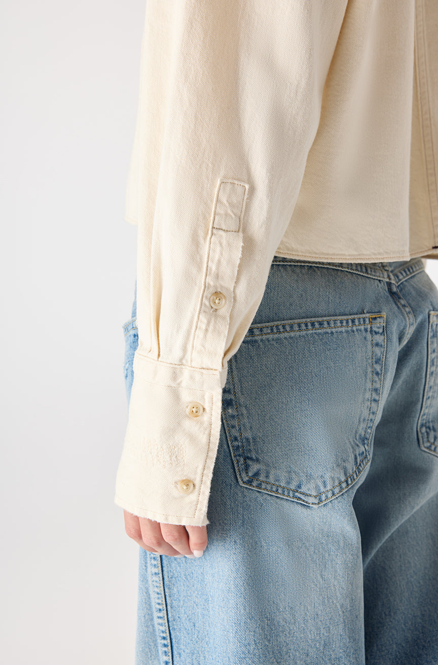 AMO Denim | Abigail Shirt in Bone