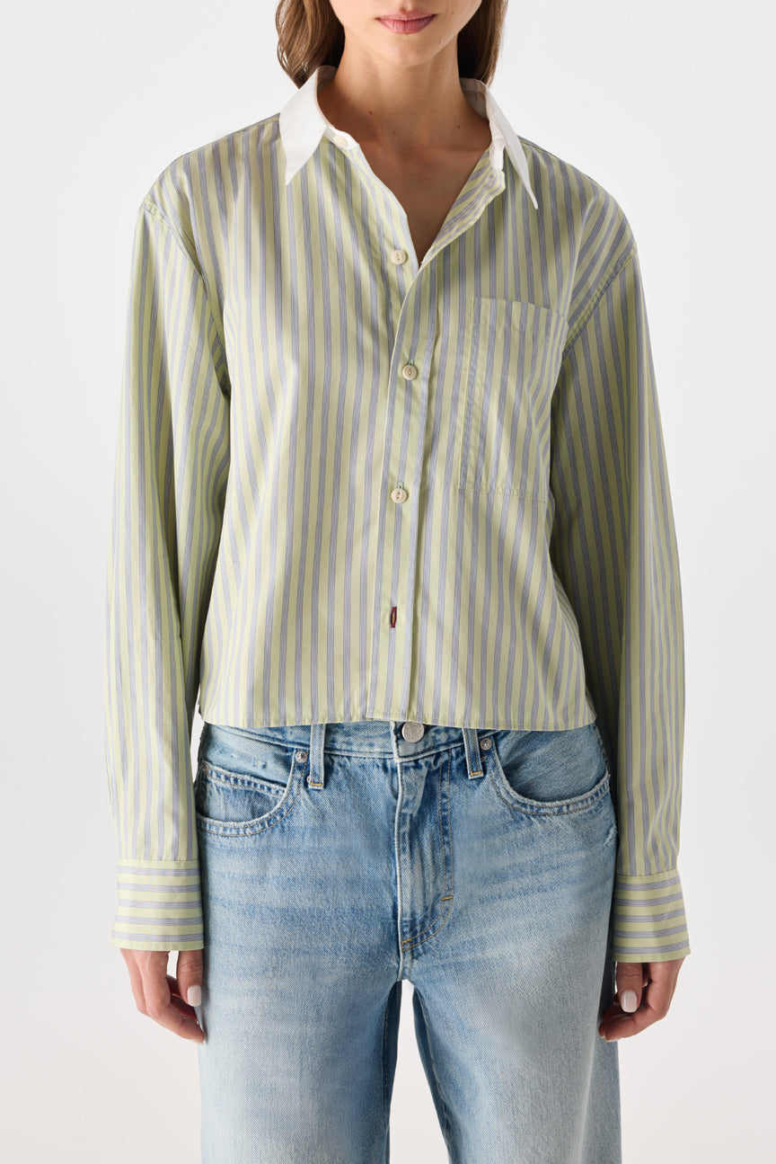 AMO Denim | Ruth Crop in Thistle