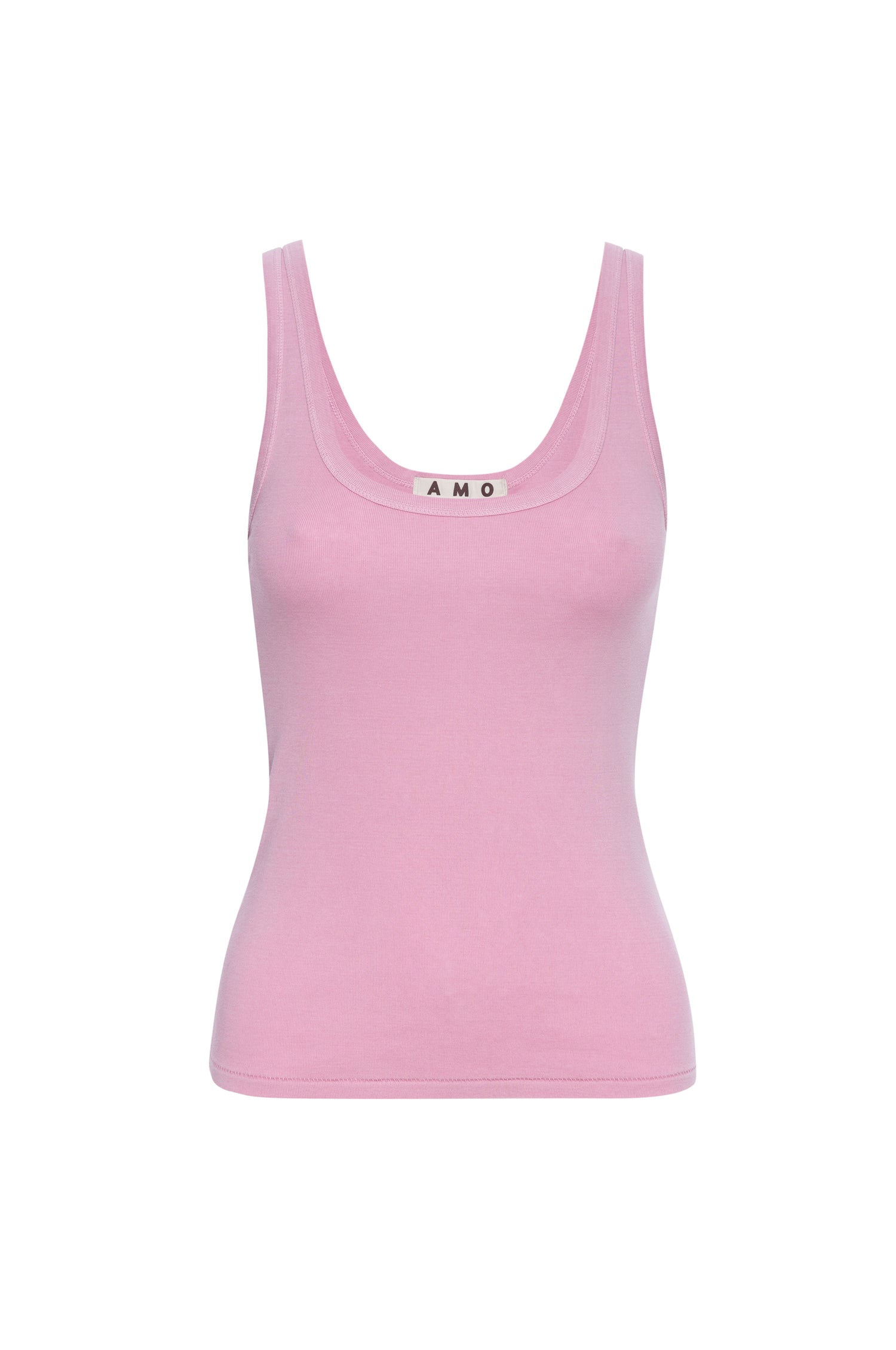 AMO Denim Layering Tank in Peony