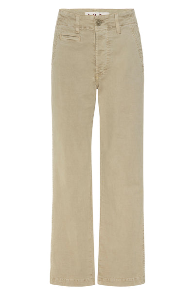 AMO Denim | Lillian Crop Chino in Khaki – A M O