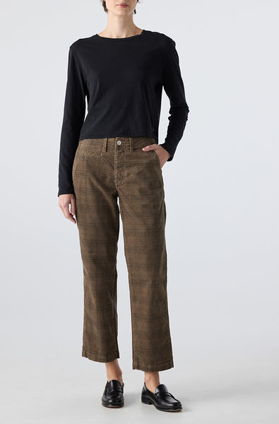 AMO Denim | Lillian Cord in Dark Sand – A M O