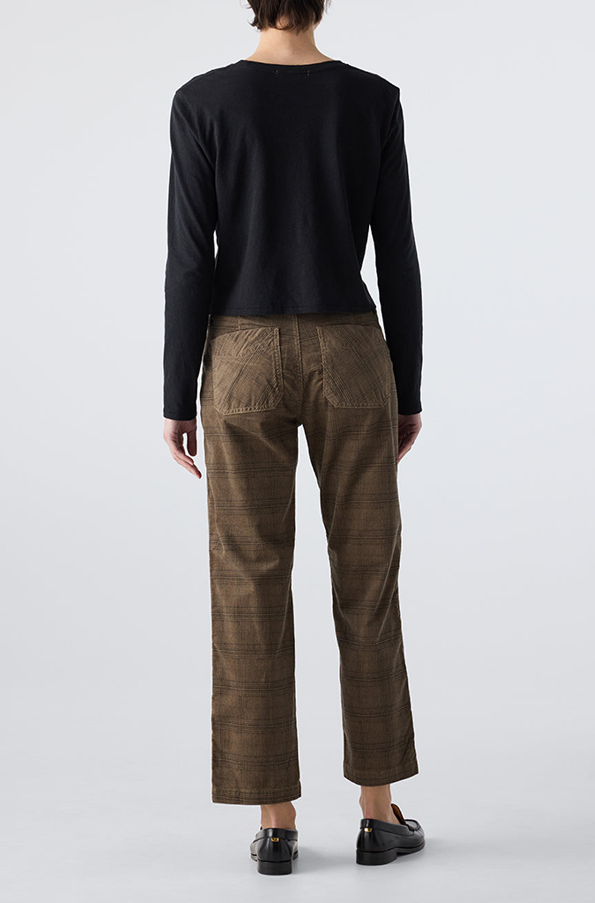 AMO Denim | Lillian Cord in Dark Sand – A M O