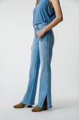 AMO Denim Liz Split Flare in Infatuation