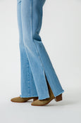 AMO Denim Liz Split Flare in Infatuation