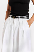 AMO Denim Sheryl Trouser in White