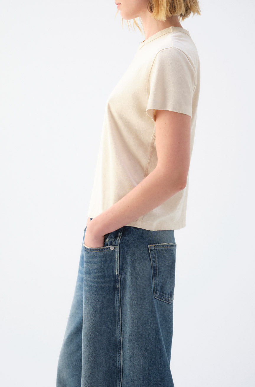 AMO Denim | Love Tee in Bone