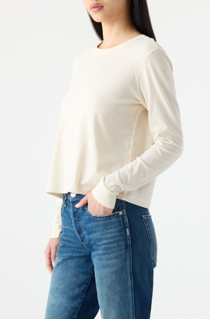 AMO Denim | Love Long Sleeve in Bone