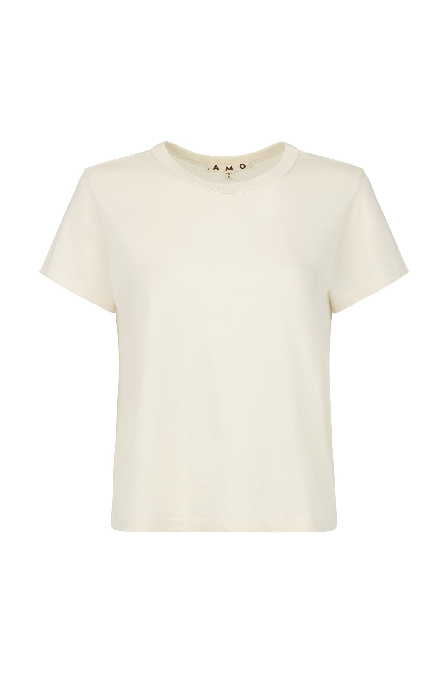 AMO Denim | Lovey Tee in Bone