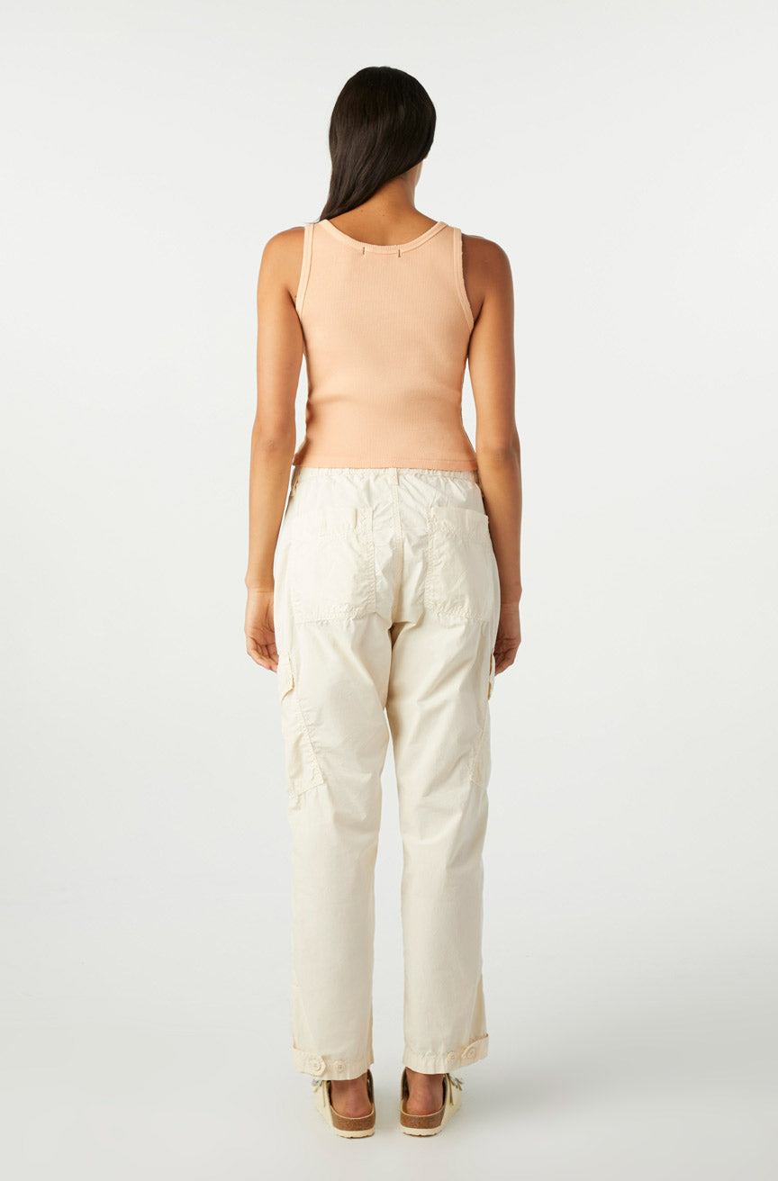AMO Denim Luisa Cargo in Bone