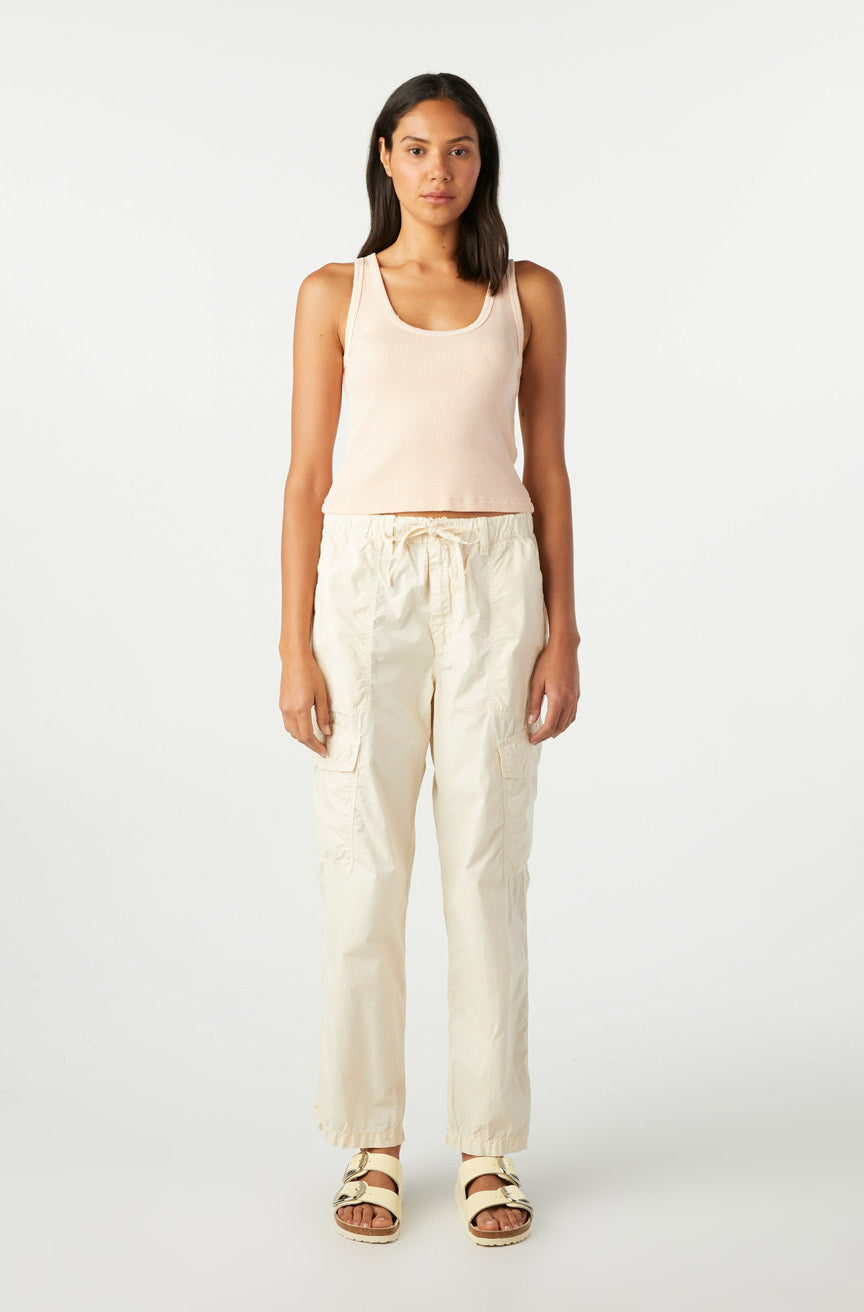 AMO Denim Luisa Cargo in Bone