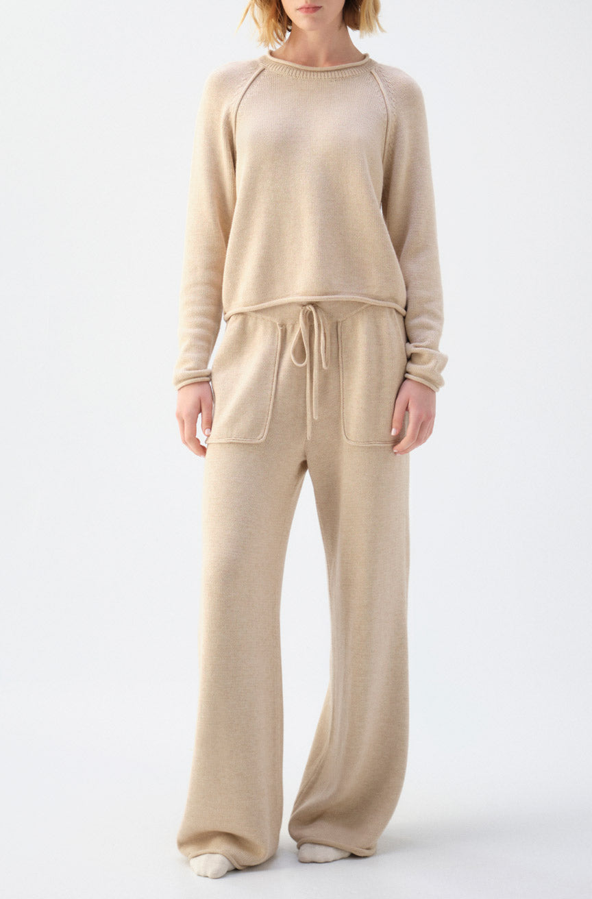 AMO Denim | Mara Lounge Pant in Camel