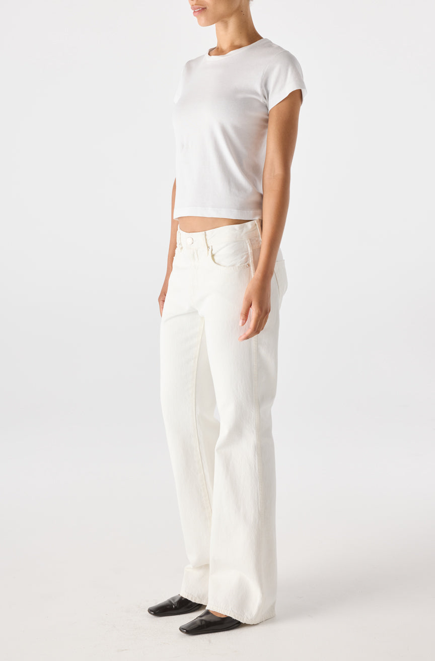 AMO Denim | Marcenia Boot in Eggshell