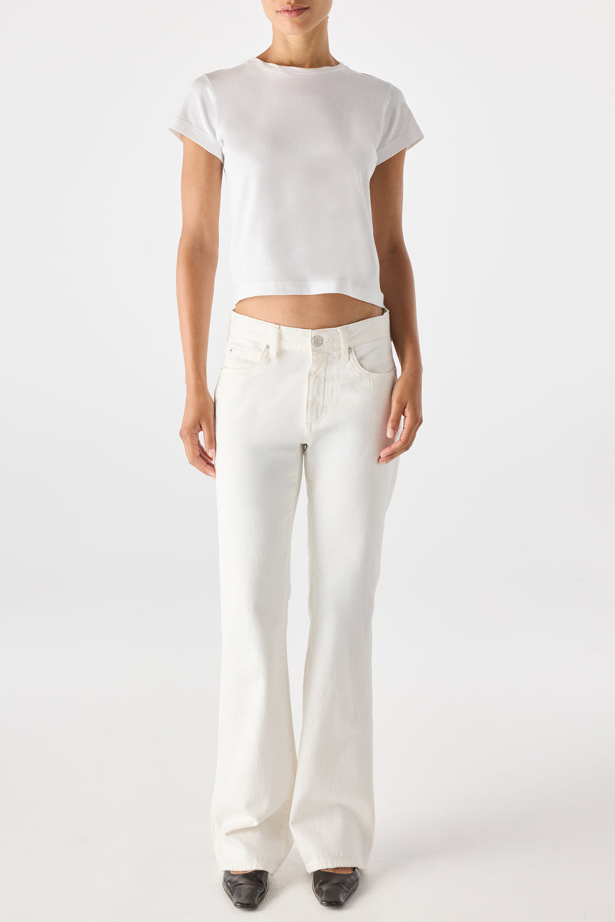 AMO Denim | Marcenia Boot in Eggshell