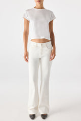 AMO Denim | Marcenia Boot in Eggshell