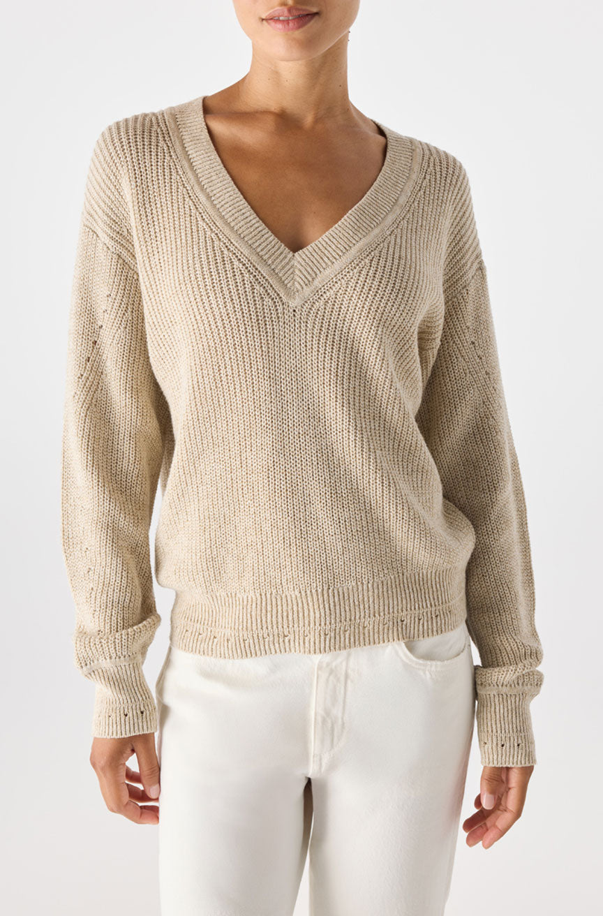 AMO Denim | Wren Sweater in Grain