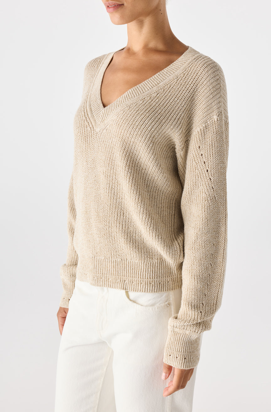 AMO Denim | Wren Sweater in Grain
