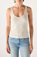 AMO Denim | Mae Tank in Bone