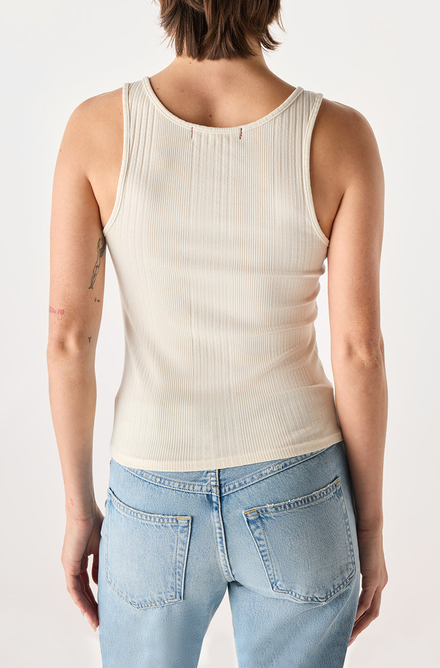 AMO Denim | Mae Tank in Bone