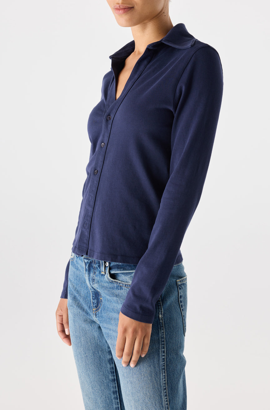 AMO Denim | Carolyn Top in Twilight