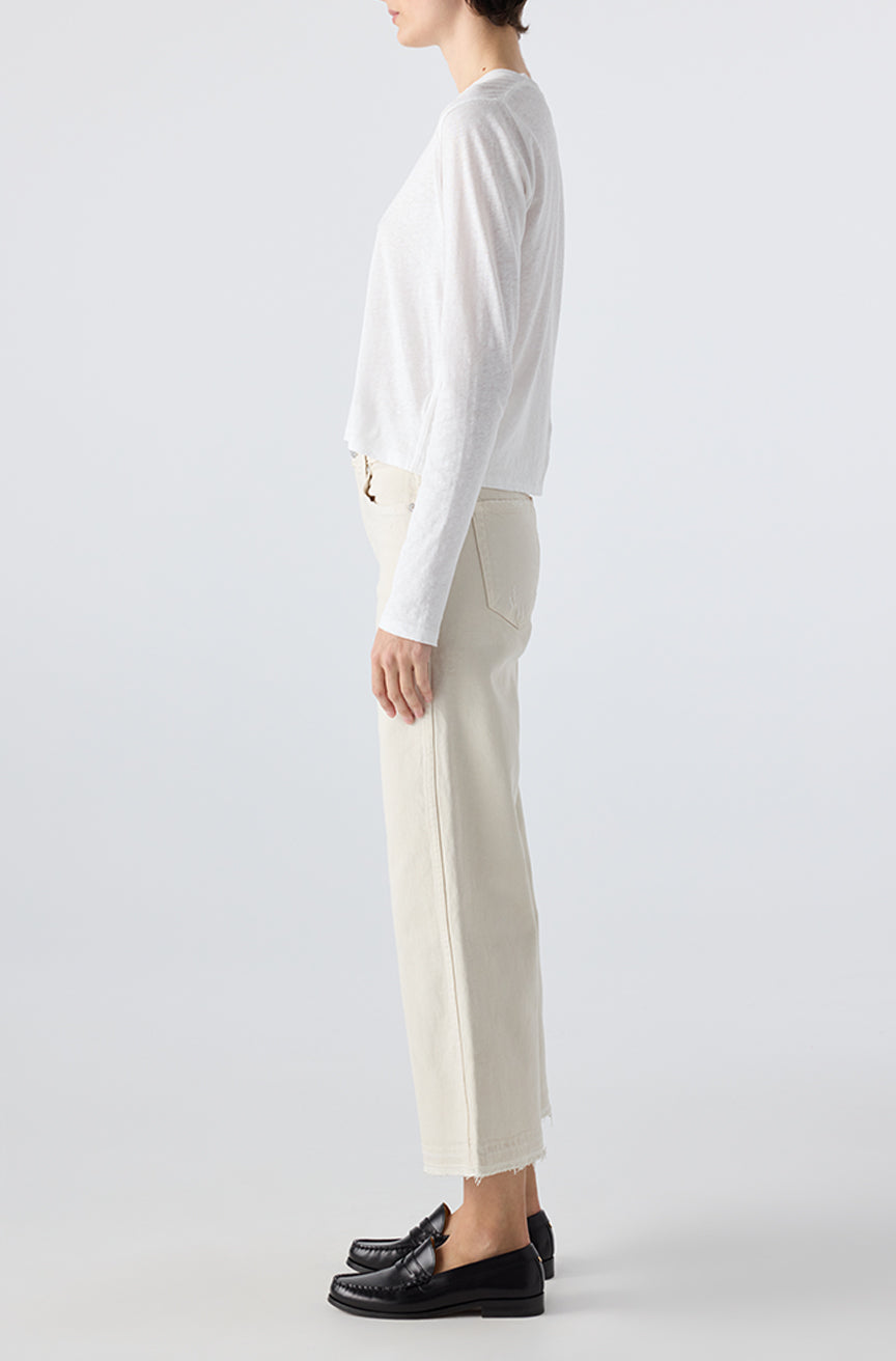 AMO Denim | Marjorie in White Oak