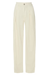 AMO Denim | Mary Trouser in Porcelain