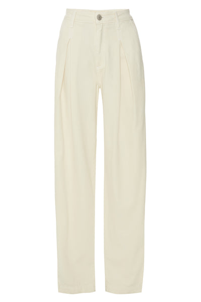 AMO Denim | Mary Trouser in Porcelain