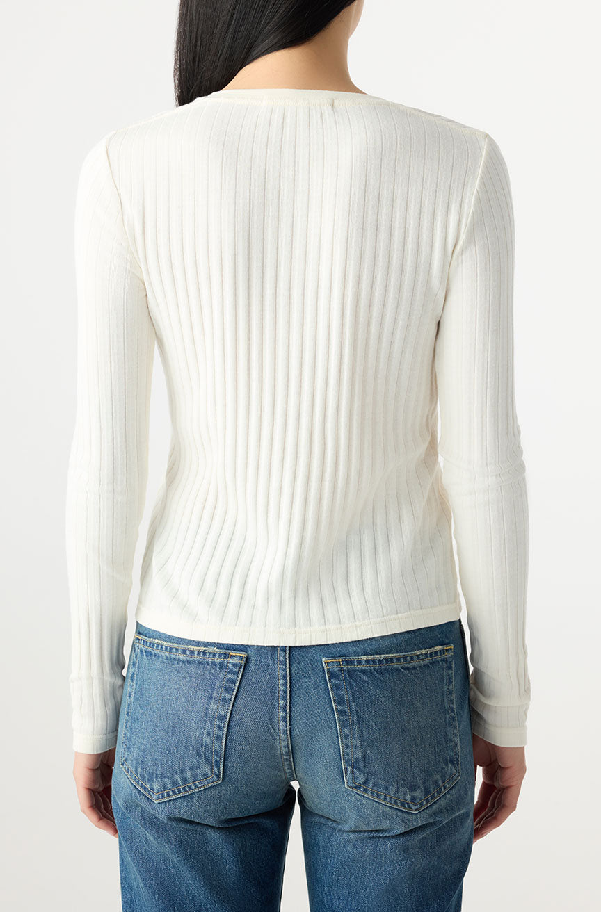 AMO Denim | Lottie Top in Bone