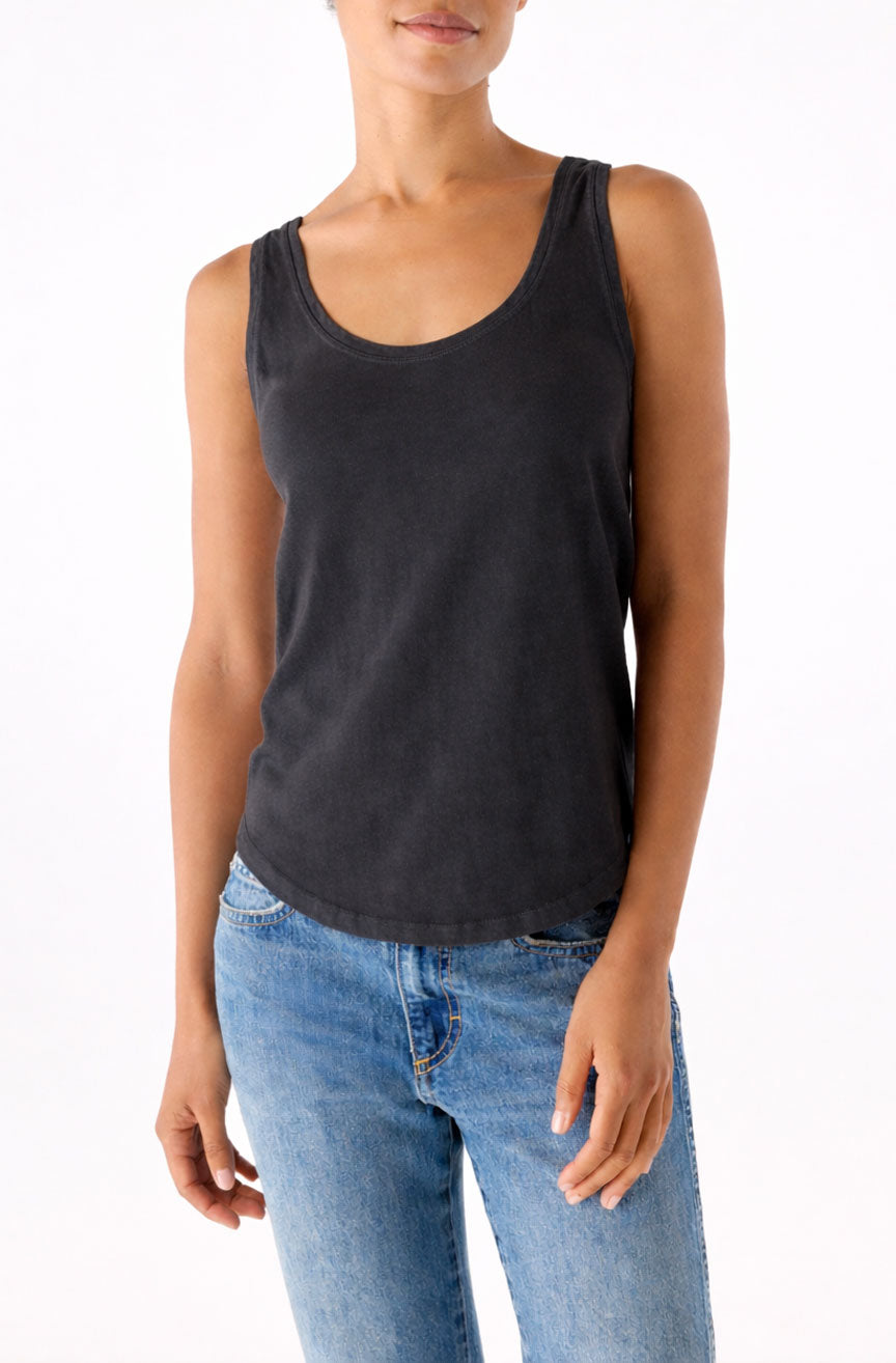 AMO Denim | Muse Tank in Vintage Black