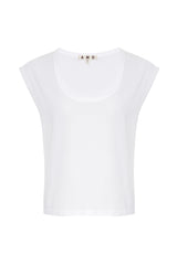 AMO Denim Nicki Tee in White