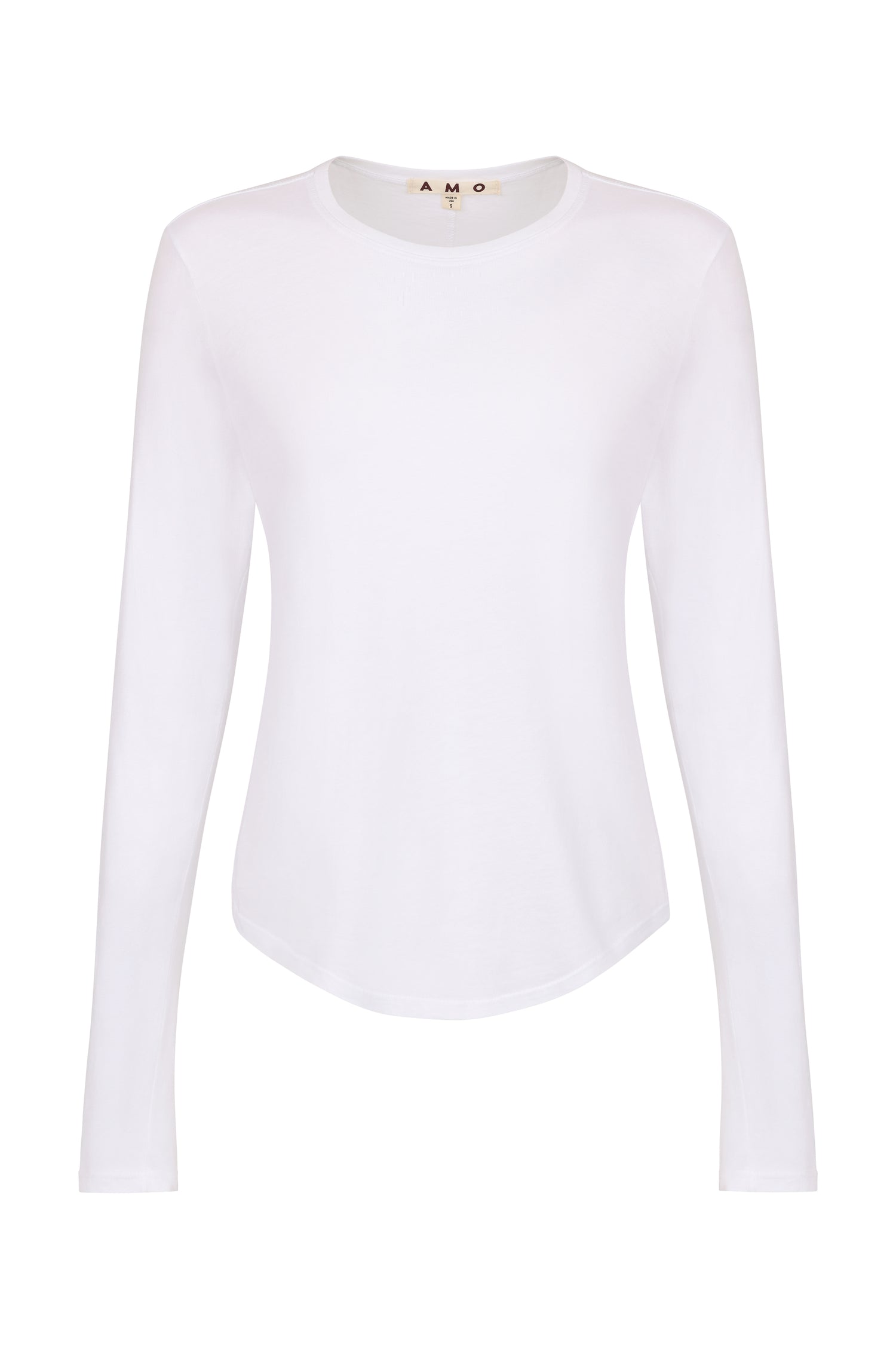 AMO Denim | Quinn Long Sleeve in White