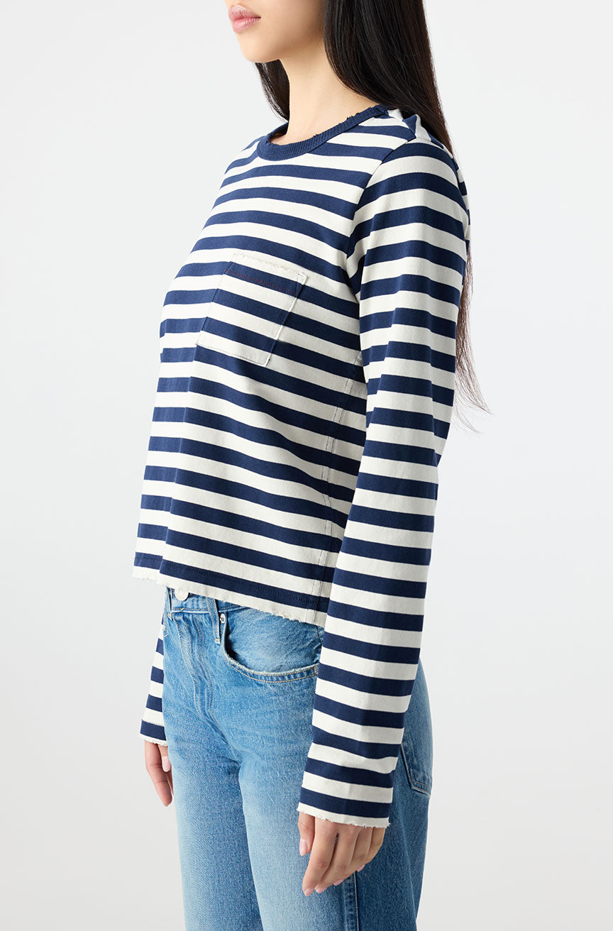 AMO Denim | Brigitte Long Sleeve in Twilight/Bone