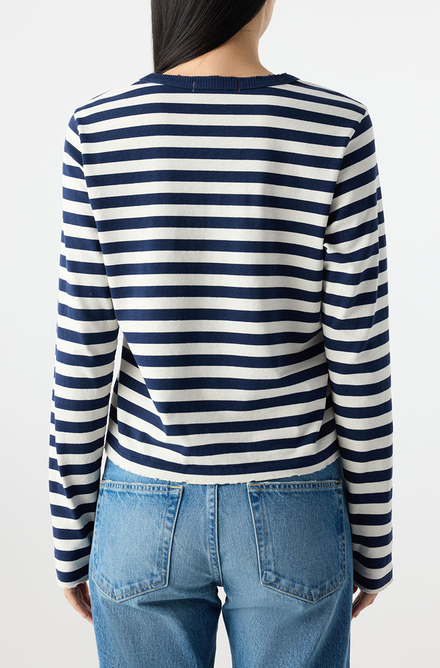 AMO Denim | Brigitte Long Sleeve in Twilight/Bone