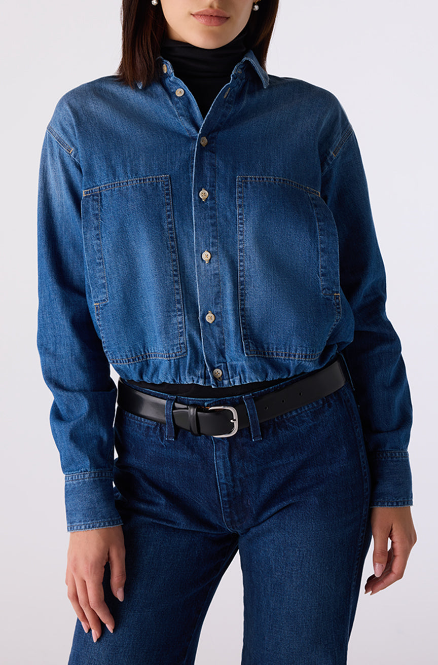 AMO Denim | Thea Tee in Static