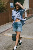 AMO Denim Billie Short in Warmth