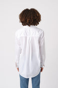 AMO Denim Ruth Oversized Shirt in White