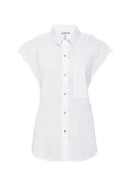 AMO Denim Ruth Sleeveless Shirt in White