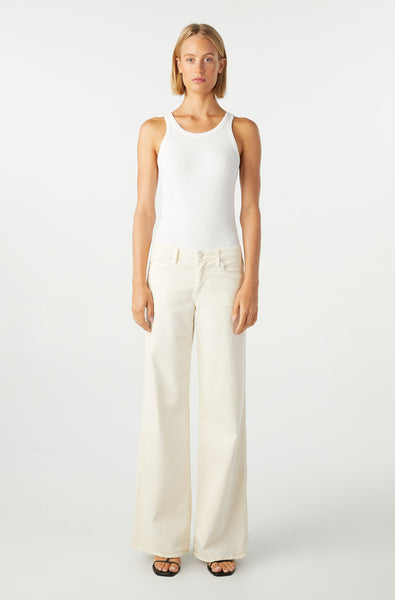 AMO Denim  Sheryl Trouser in White – A M O