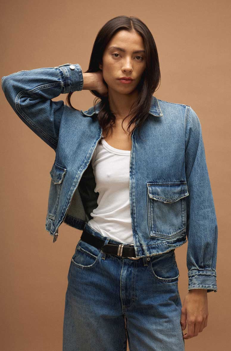 AMO Denim | Sally Jacket in Moonstruck – A M O