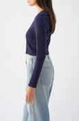 AMO Denim | Sassy Henley in Neptune