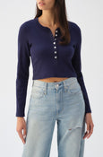 AMO Denim | Sassy Henley in Neptune