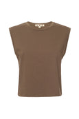 Sleeveless Babe Tee <br> Coffee