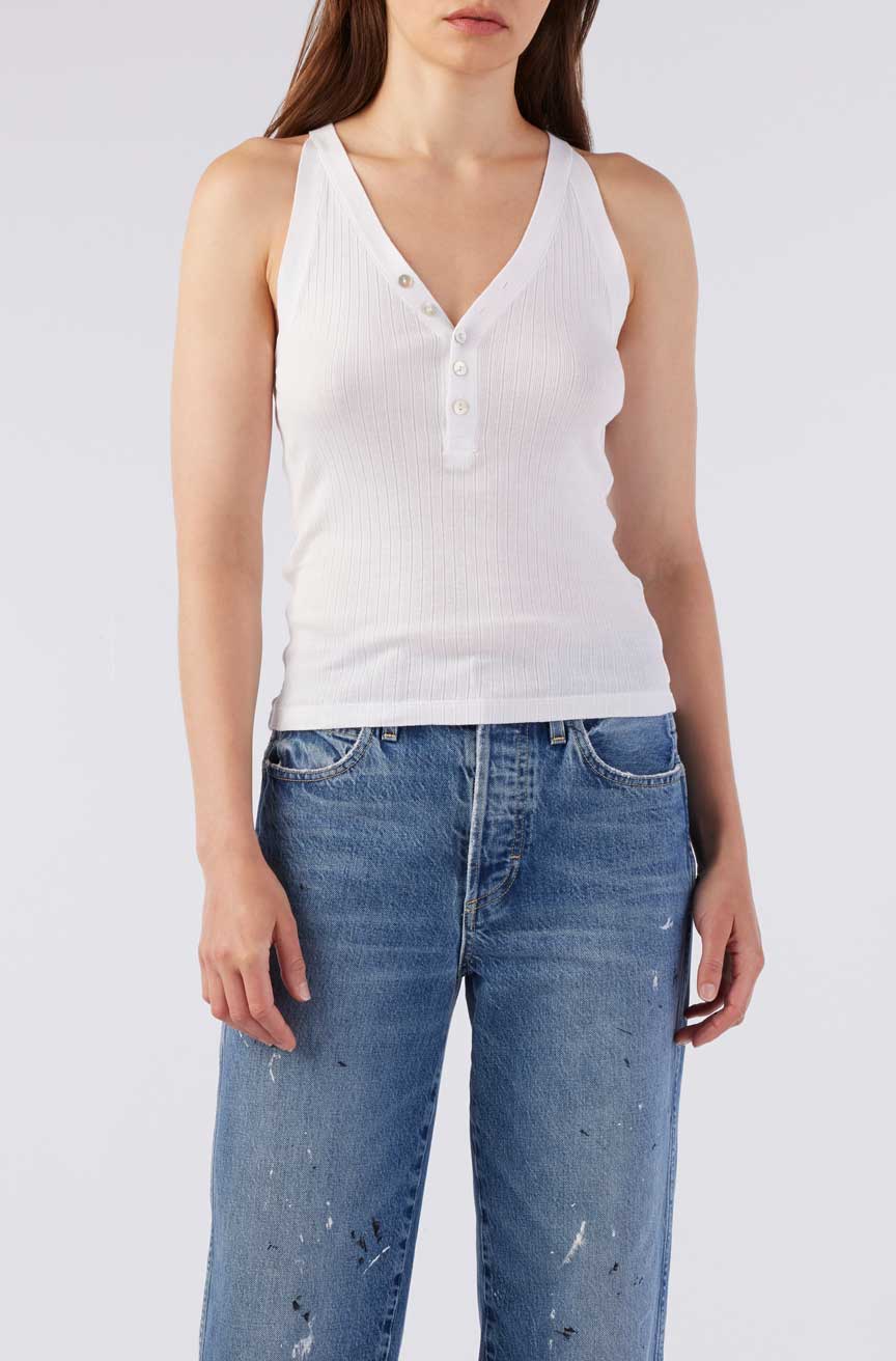 AMO Denim | Fantasy Tank in White