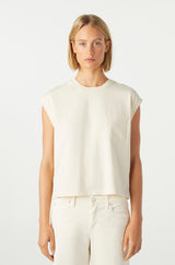 AMO Denim Sunny Tee in Bone